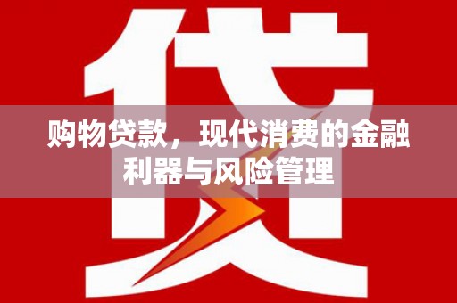 衡阳购物贷款，现代消费的金融利器与风险管理