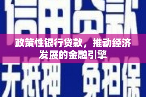 闻喜政策性银行贷款，推动经济发展的金融引擎