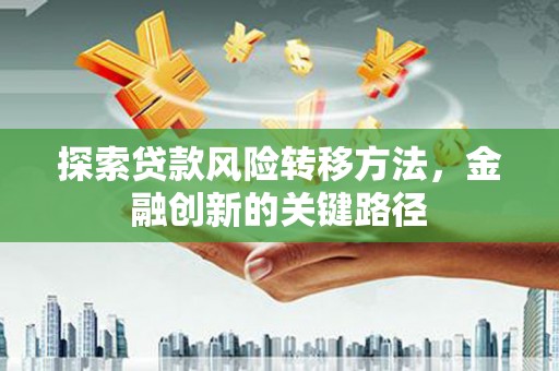 宁国探索贷款风险转移方法，金融创新的关键路径