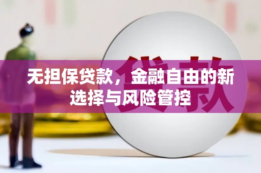 汝南无担保贷款，金融自由的新选择与风险管控