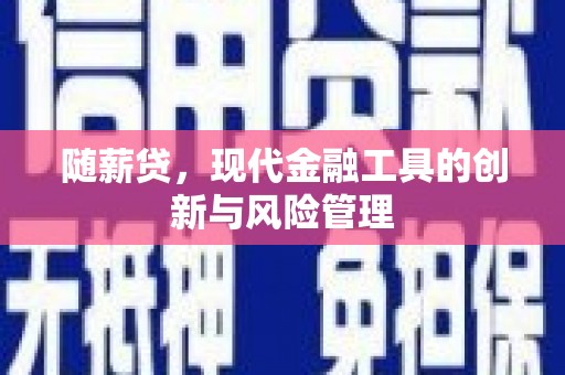 定结随薪贷，现代金融工具的创新与风险管理