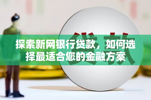 浦江探索新网银行贷款，如何选择最适合您的金融方案