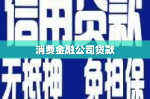 温岭消费金融公司贷款