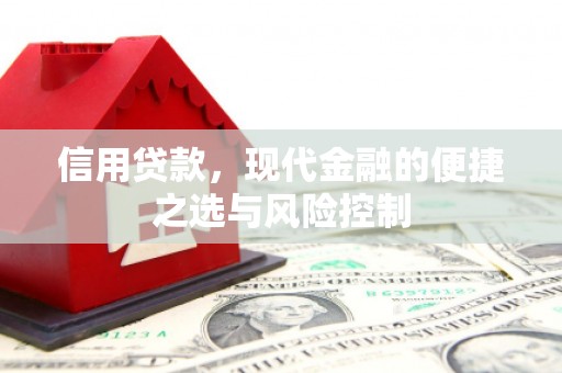 黟县信用贷款，现代金融的便捷之选与风险控制
