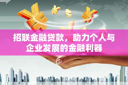 武鸣招联金融贷款，助力个人与企业发展的金融利器