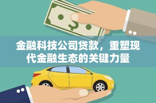 邹平金融科技公司贷款，重塑现代金融生态的关键力量