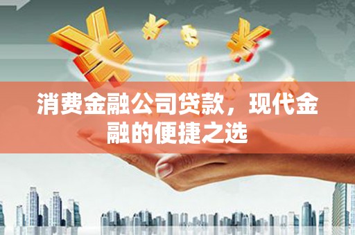 德清消费金融公司贷款，现代金融的便捷之选